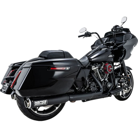 Harley-Davidson Touring (17-26) Supersport slip-on, sort – Vance & Hines