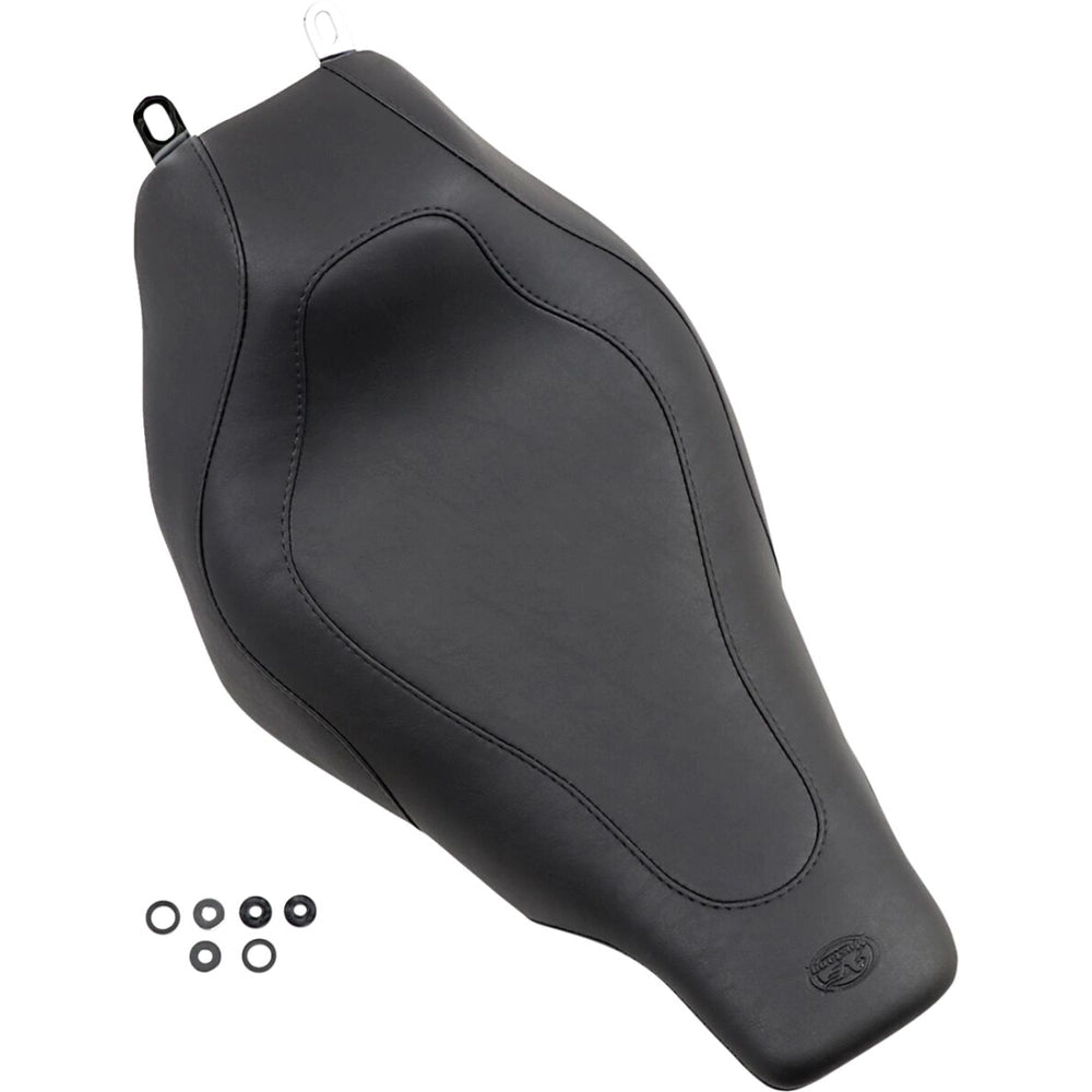Harley-Davidson Touring (96-07) Tripper solosæde – Mustang – Mustang varenr. 76457 – ekstra produktvinkel med fokus på form og finish – billede 6