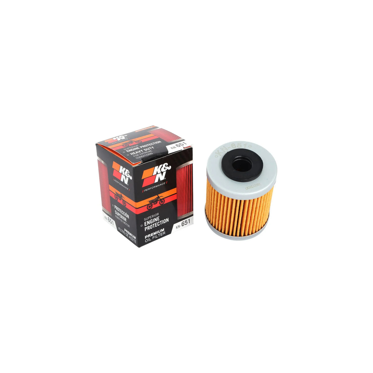 Oliefilter til KTM, Husqvarna og GasGas – KN-651 – produktbillede 4