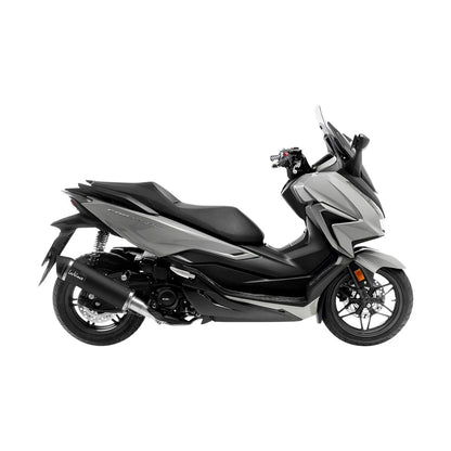 Honda NSS 350 (21-24) LeoVince Nero slip-on – rustfri – ekstra produktvisning af lyddæmper, finish og detaljer 5