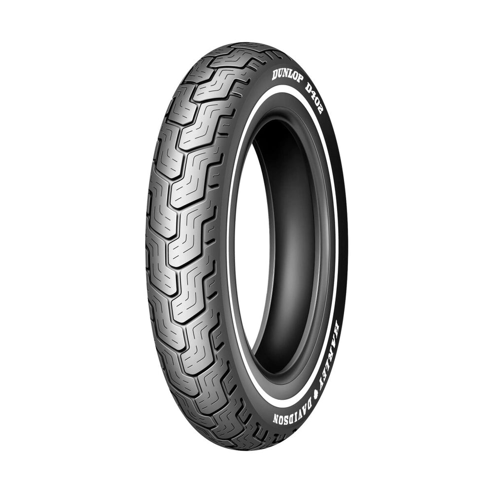 Dunlop D402 MU85B16 77H TL – bagdæk – originalt Dunlop bagdæk med Harley touring-stabilitet og høj bæreevne. Køb hos Mo2parts.