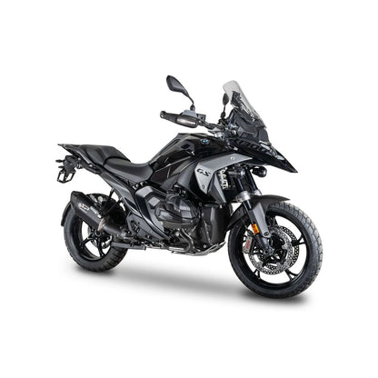BMW R 1300 GS (23-26) Fighter Evo slip-on, sort – Spark – produktdetalje fra alternativ vinkel, billede 6