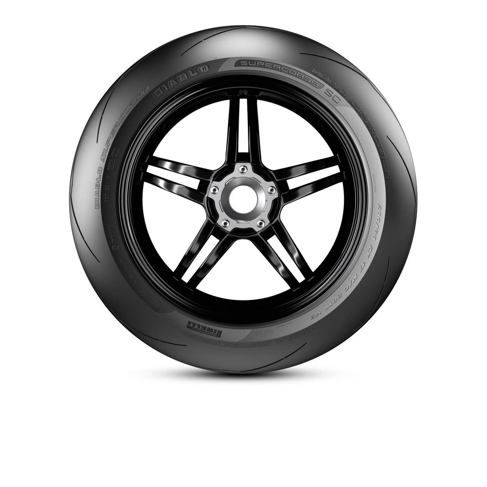Pirelli Diablo Supercorsa SC V3 190/55 ZR17 SC2 75W TL – bagdæk med fokus på slidbanemønster – vælg det rigtige Pirelli MC-dæk hos Mo2parts.