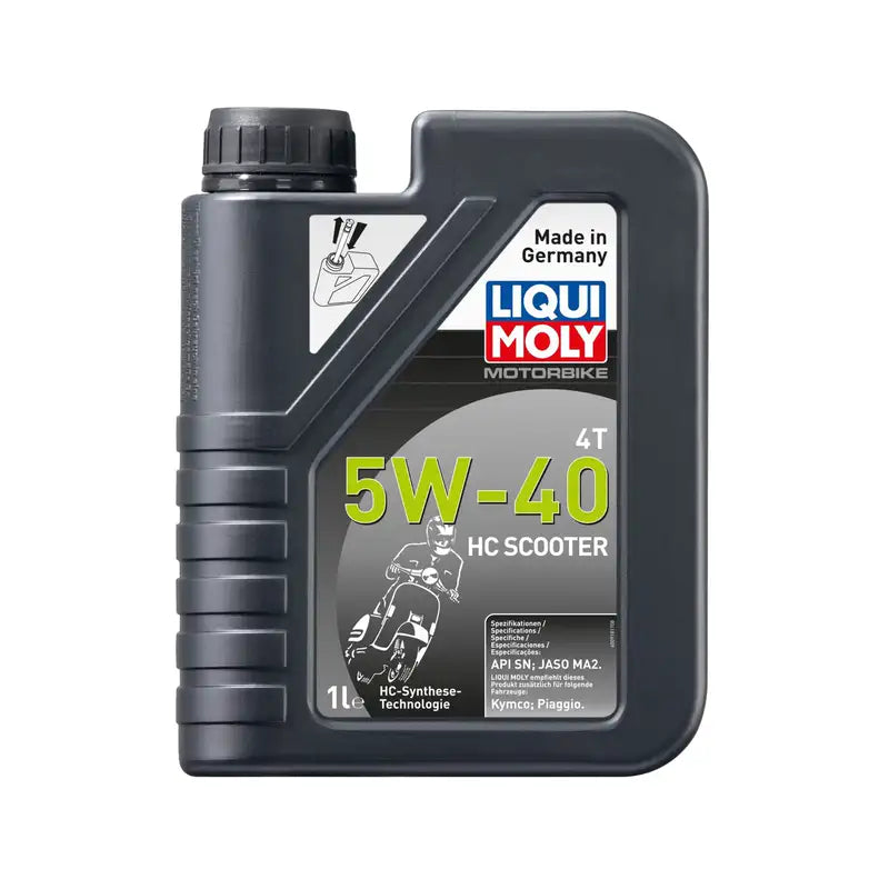 Scooterolie, 5W-40 – LIQUI MOLY Motorbike 4T HC Scooter – Advanced Full Synthetic – 1 L – alternativ produktvisning