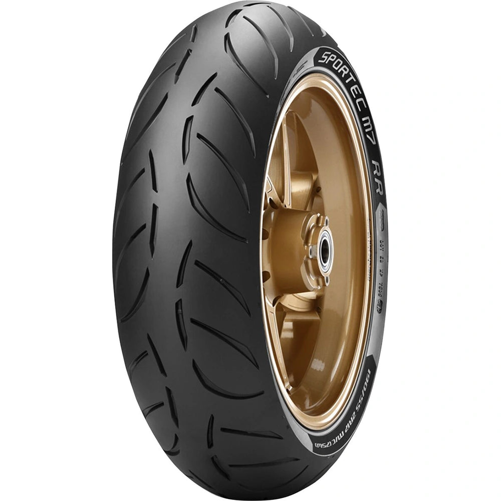 Metzeler Sportec M7 RR 150/60ZR17 66W TL – bagdæk – originalt Metzeler MC-dæk med sportsligt greb og præcis styrerespons.