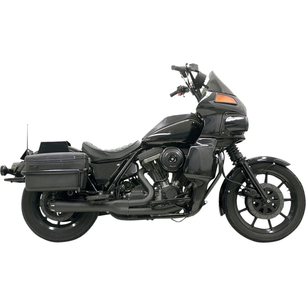 Harley-Davidson FXR (84-00) Road Rage 2-i-1 komplet udstødning, sort – Bassani
