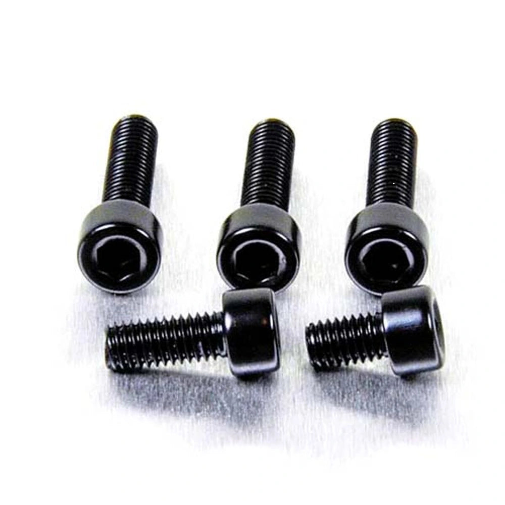 Tankdækselboltsæt, 5 stk. – 7075-T6 aluminium, sort, TSU172 – Pro-Bolt