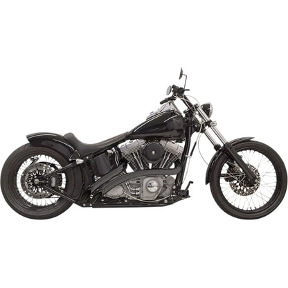 Harley-Davidson Dyna / Softail (86-17) Radial Sweepers komplet udstødning, sort – Bassani