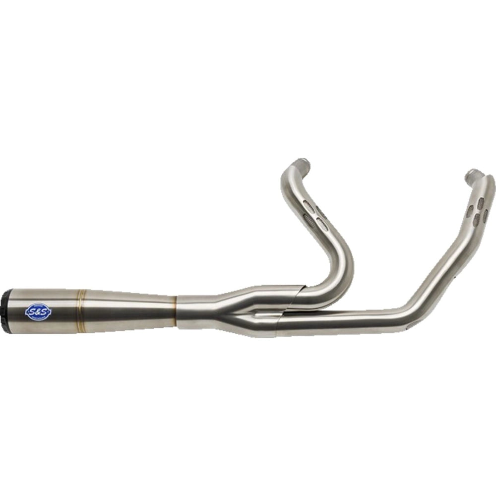 Harley-Davidson Touring (17-25) 2-into-1 Diamondback Exhaust System, børstet – S&S Cycle