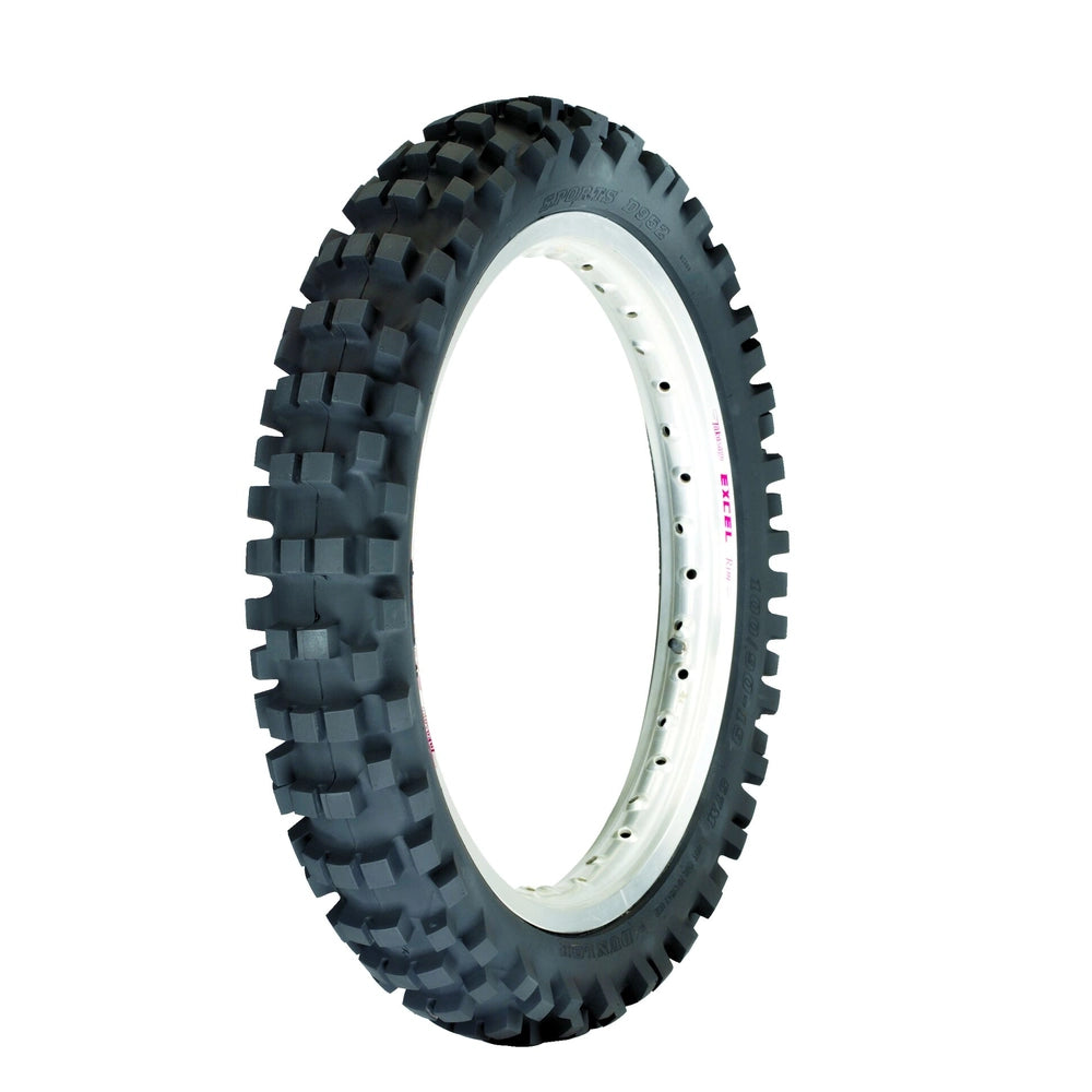 Dunlop D952 110/90-19 62M TT – bagdæk – originalt Dunlop bagdæk med alsidigt offroad-greb og god slidstyrke. Køb hos Mo2parts.