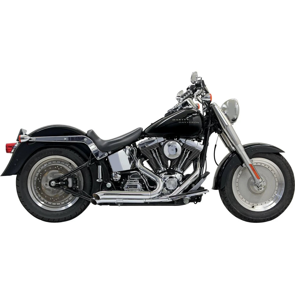 Harley-Davidson Softail (86-17) Pro-Street komplet udstødning, krom – Bassani