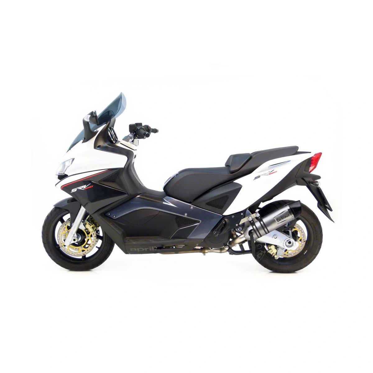 Gilera GP 800 (07-12) m.fl. LeoVince LV One EVO slip-on – rustfri – ekstra produktvisning af lyddæmper, finish og detaljer 4