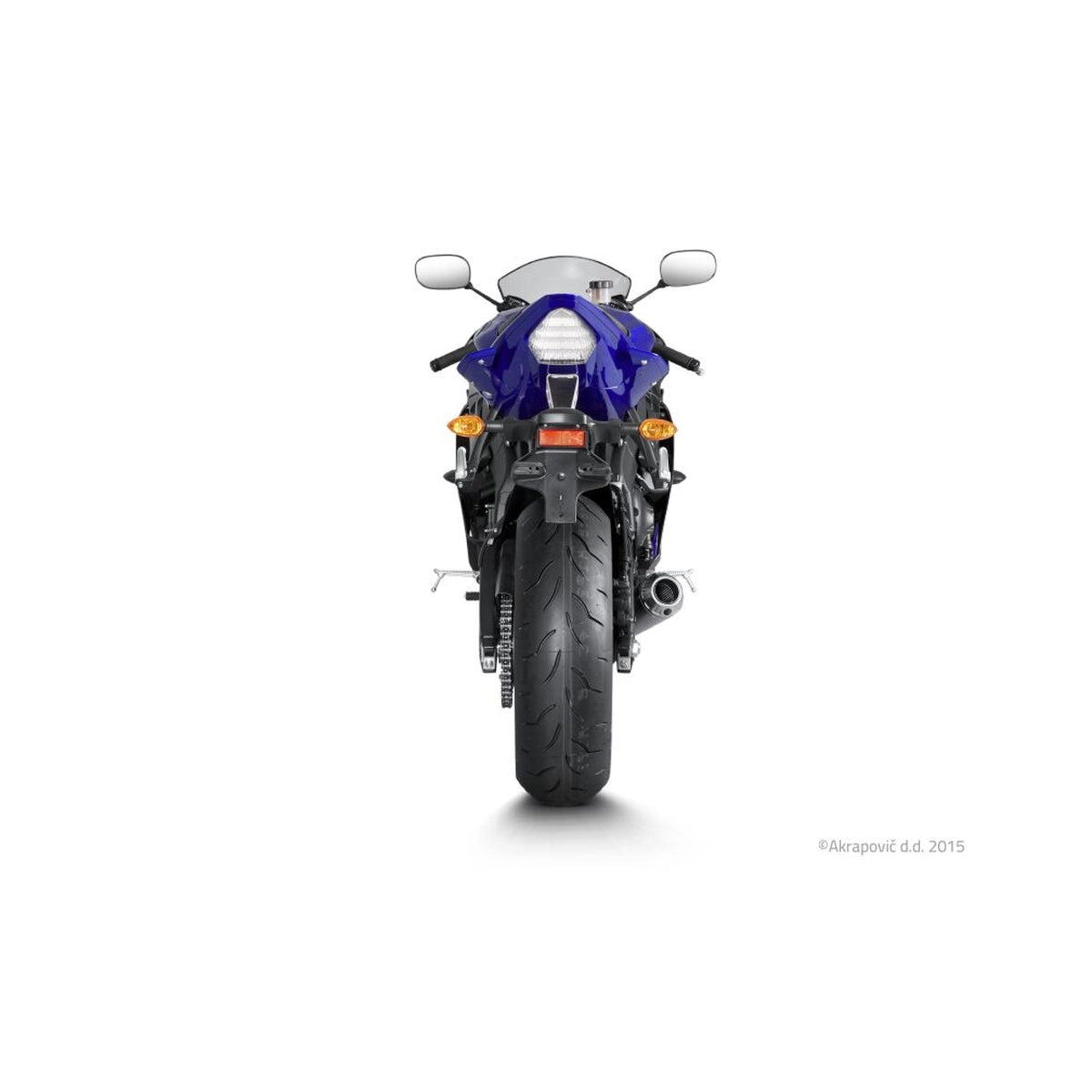 Akrapovič S-Y6SO10-AHBT slip-on – nærbillede af produktdetaljer