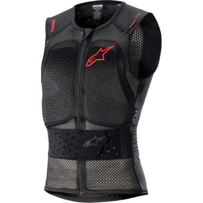 Beskyttelsesvest Nucleon Flex Pro – str. L, Sort/Rød fra Alpinestars – primært produktbillede