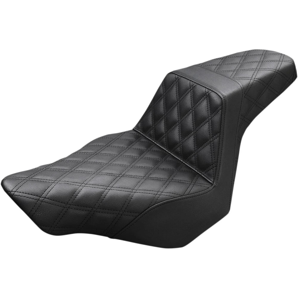 Harley-Davidson Softail (13-22) Step-Up 2-up sæde Full Lattice Stitch – Saddlemen
