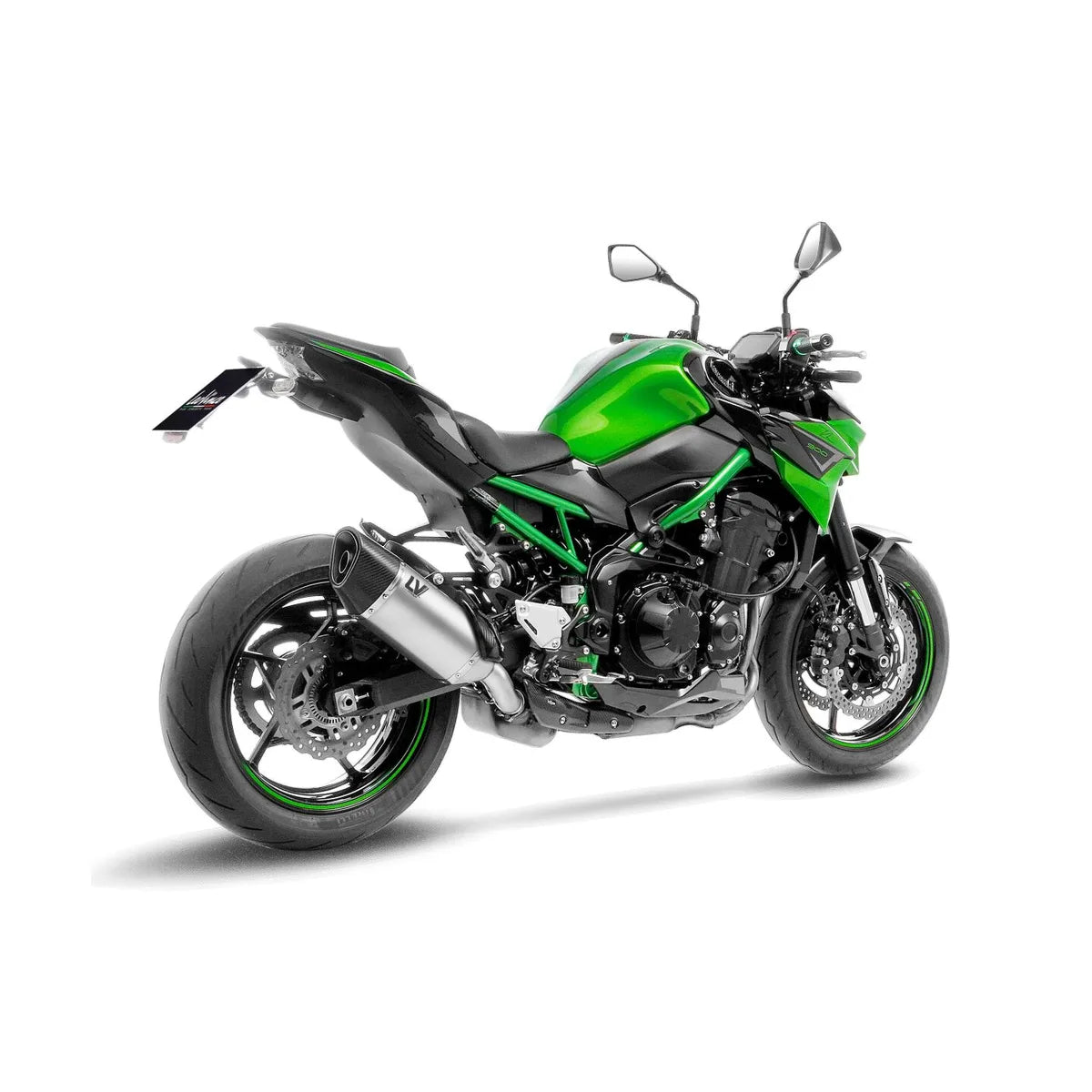 Kawasaki Z900 (22-26) m.fl. LeoVince LV-14 R slip-on – titanium – godkendt – 15605T – ekstra produktvisning af lyddæmper, finish og detaljer 3