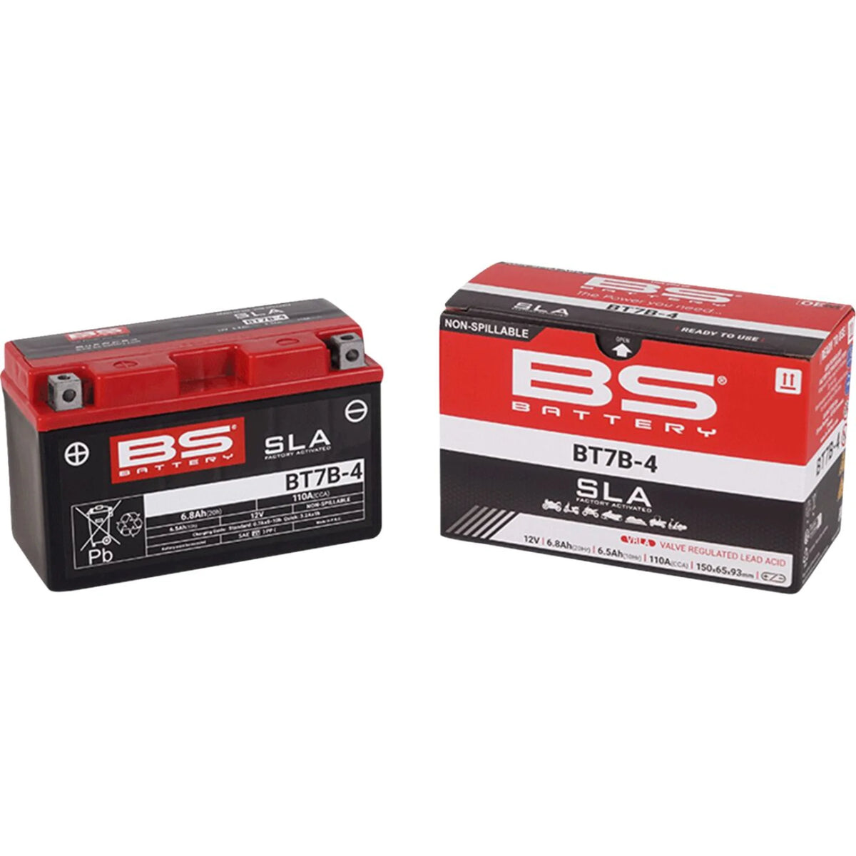 BS Battery BT7B-4 MC batteri – produktbillede 2