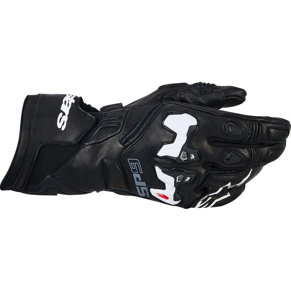 MC handsker SP-9, herre – Sort/Hvid, str. 3XL fra Alpinestars – primært produktbillede