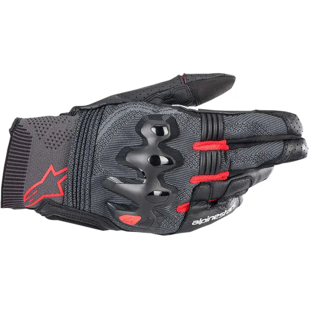 MC handsker Morph Sport, herre – Sort/Rød, str. L fra Alpinestars