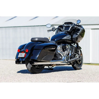 Indian Elite (14-26) 4" Broadhead Slip-On Mufflers, krom, Slash-Cut end cap – S&S Cycle – ekstra produktvisning 10