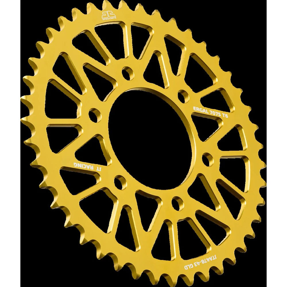 Bagtandhjul 43T, 520 – aluminium, JTA478.43GLD – JT Sprockets