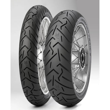 Pirelli Scorpion Trail II 120/70 ZR19 60W TL – spec. D – bagdæk set fra siden – se profil og design på dette Pirelli bagdæk hos Mo2parts.