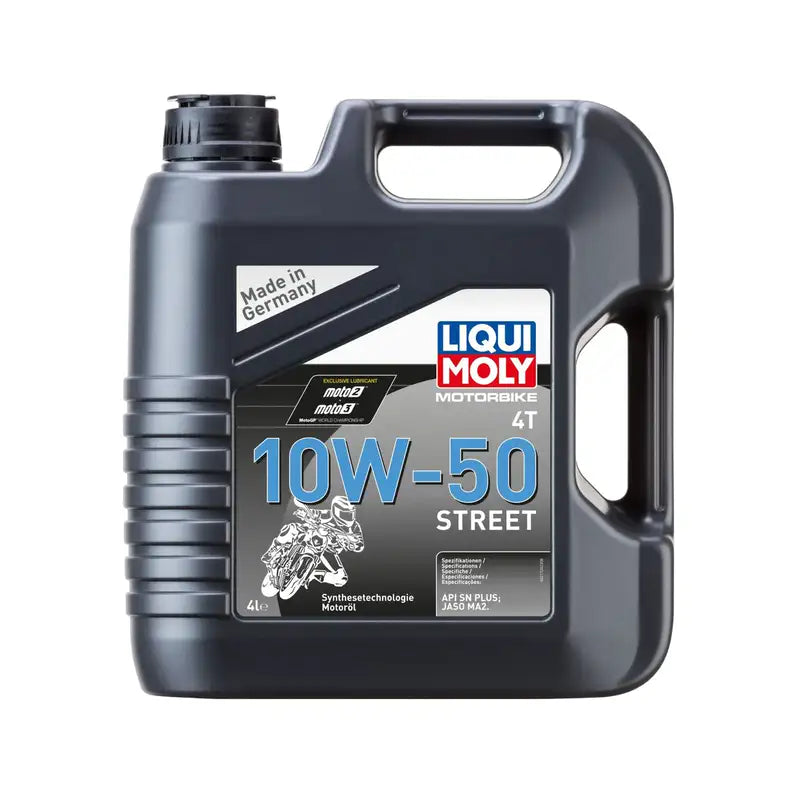 MC olie, 10W-50 – LIQUI MOLY Motorbike 4T Street – Advanced Full Synthetic – 4 L