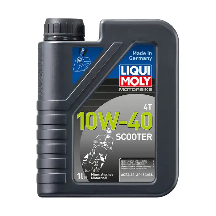 Scooterolie, 10W-40 – LIQUI MOLY Motorbike 4T Scooter – Mineralsk – 1 L