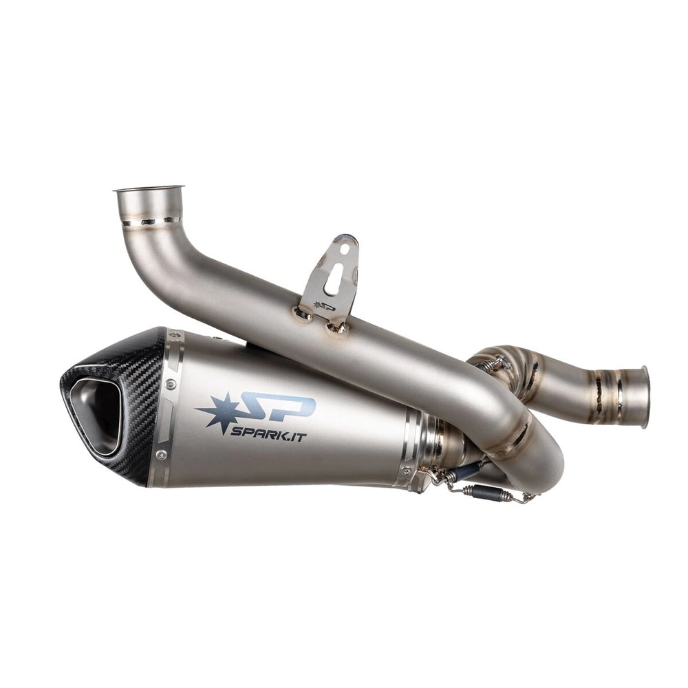 Ducati Panigale V4 / Streetfighter V4 (25-26) Underbody slip-on, titanium – Spark – produktdetalje fra alternativ vinkel, billede 4