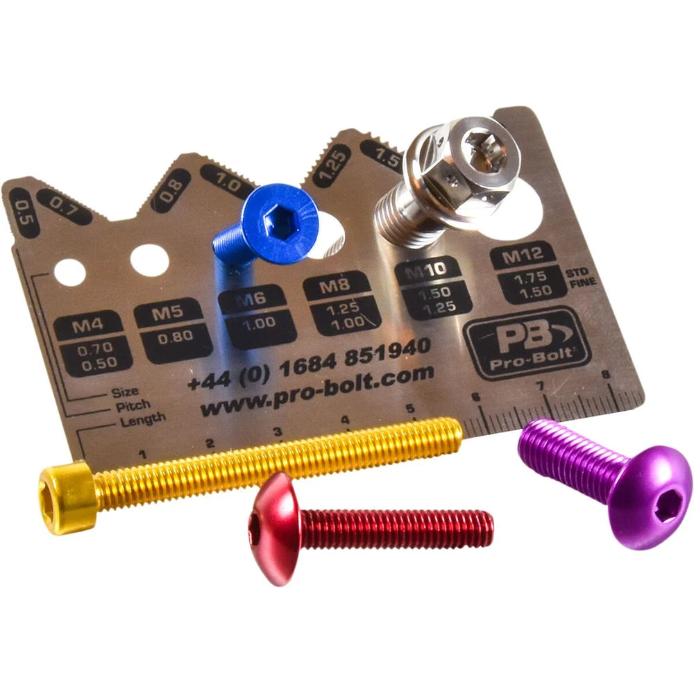 Gevindmåler M4–M12 – 316 rustfrit stål, PROGAUGE – Pro-Bolt