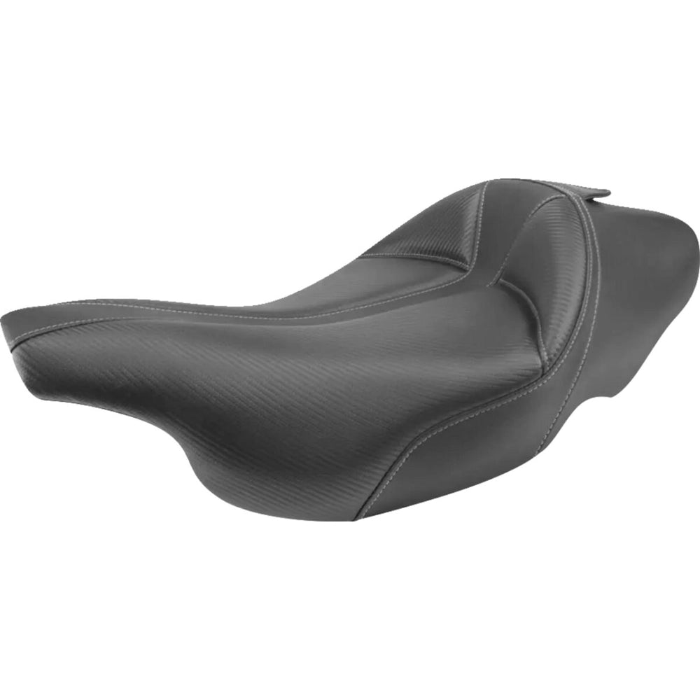 Harley-Davidson Touring (97-07) Dominator solosæde Smooth/ Stitched grå syning (897-07-0042) – Saddlemen