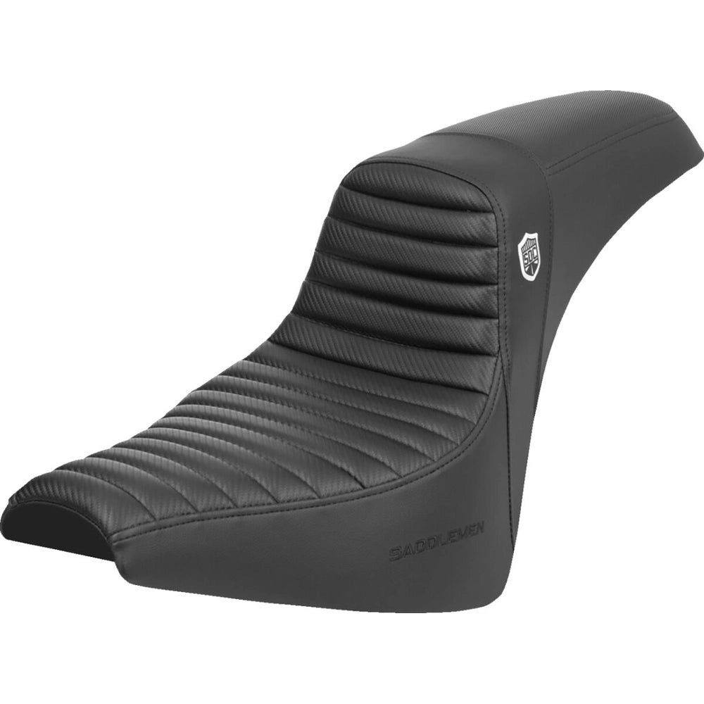 Harley-Davidson Softail (18-26) Pro Series SDC Performance 2-up sæde Black Gripper Lumbar – Saddlemen