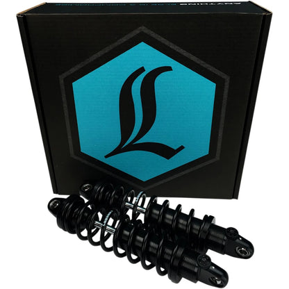 Legend Suspension Harley-Davidson Touring (99-26) REVO-A støddæmpersæt, 12", Standard Duty, sort – produktbillede 3, varenr. 1310-0958