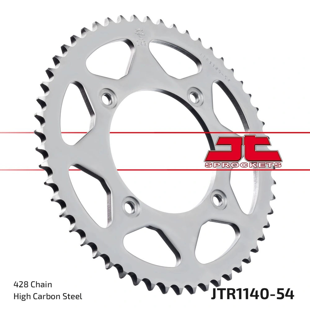 Bagtandhjul 54T, 428 – stål, JTR1140.54 – JT Sprockets