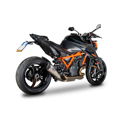 KTM 1290/1390 Super Duke (20-26) Konix Evo slip-on, titanium – Spark – produktdetalje fra alternativ vinkel, billede 4