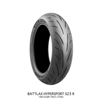 Bridgestone Battlax Hypersport S23 190/55ZR17 55Z TL – bagdæk – originalt Bridgestone bagdæk med maksimalt sportsgreb og præcis feedback ved aktiv kørsel. Køb hos Mo2parts.