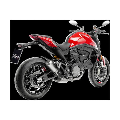 CFMOTO CL X 700 (21-24) LeoVince LV-10 slip-on – rustfri – ekstra produktvisning af lyddæmper, finish og detaljer 2