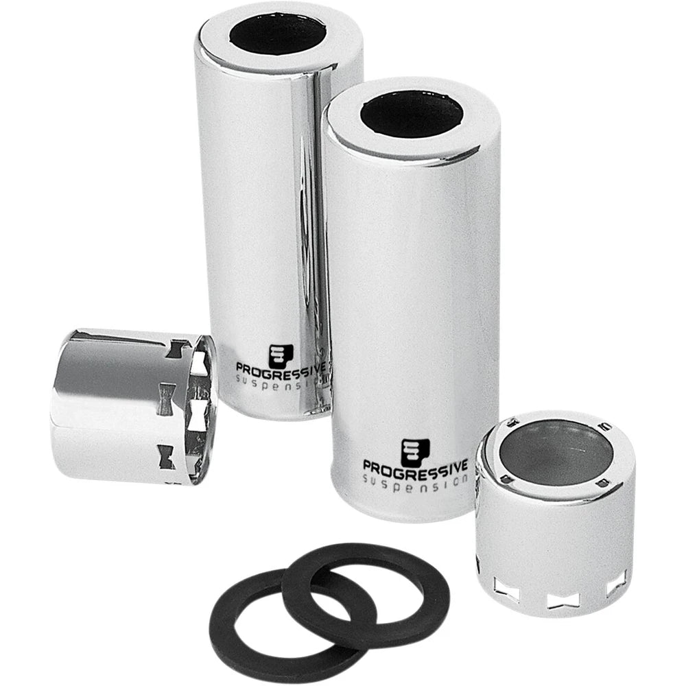 Harley-Davidson modeller (80-16) krom covers til 412 Series støddæmpere – Progressive Suspension