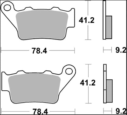 Ekstra produktbillede af BMW CE 04 26 bremseklodser – Brembo Genuine CC 07082