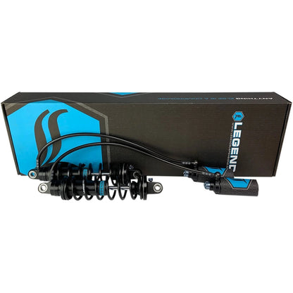 Legend Suspension Harley-Davidson Touring (96-08) REVO-ARC støddæmpersæt, 14", Standard Duty, remote reservoir, sort – for bedre komfort, kontrol og stabilitet