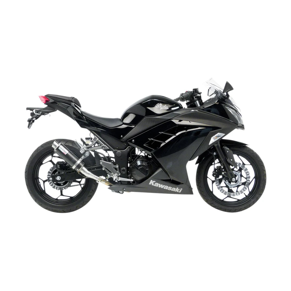 Kawasaki EX 300 (13-17) m.fl. LeoVince GP Corsa slip-on – carbon – ekstra produktvisning af lyddæmper, finish og detaljer 2