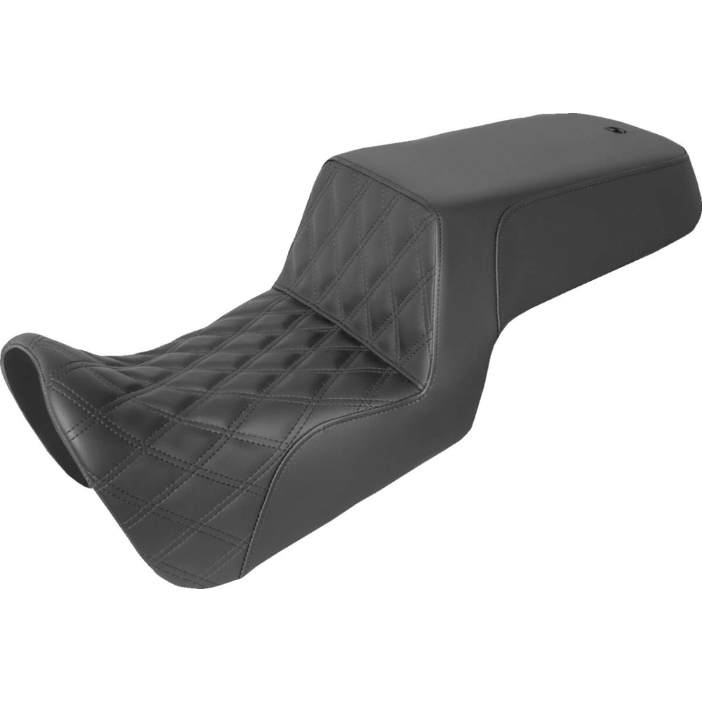 Harley-Davidson (21-26) Step-Up 2-up sæde Front Lattice Stitch/ Rear Smooth – Saddlemen