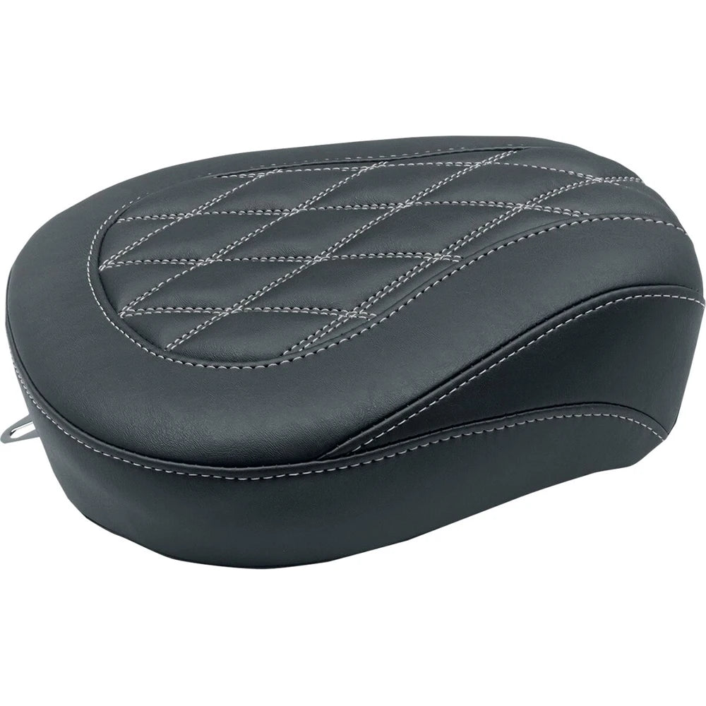 Harley-Davidson Touring (08-25) Wide Tripper passagersæde, diamond, grå syning – Mustang – Mustang varenr. 76648GM