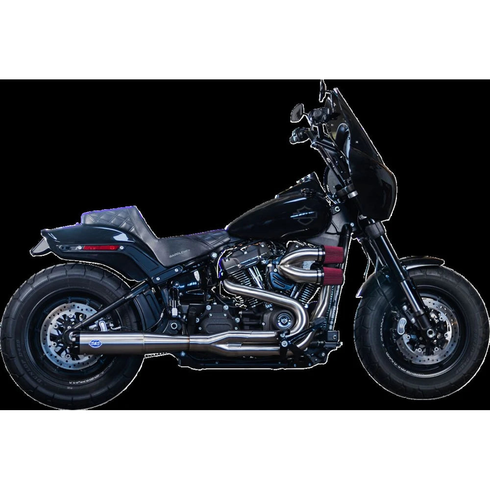 Harley-Davidson modeller (18-23) 2-into-1 Superstreet Exhaust System, børstet – S&S Cycle