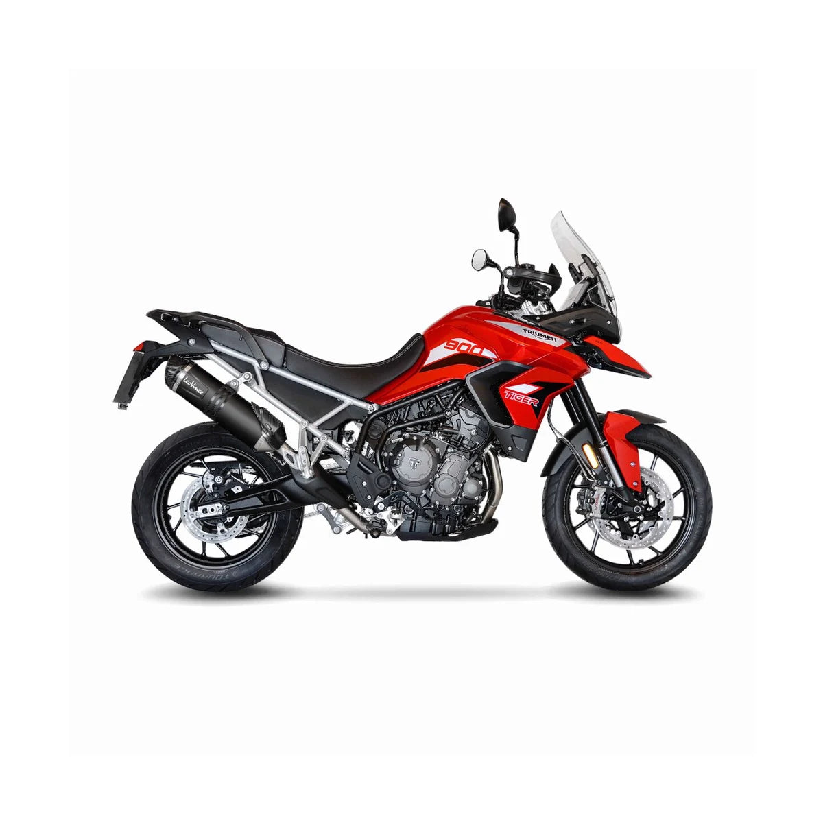 Triumph Tiger 850 (22-24) m.fl. LeoVince LV One EVO slip-on – rustfri – ekstra produktvisning af lyddæmper, finish og detaljer 4