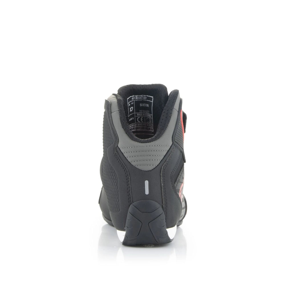 MC sko Sektor, herre – Sort/Mørkegrå/Rød, str. EU 45 / US 11.5 fra Alpinestars – produktdetalje 3