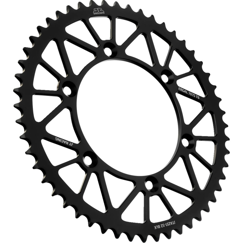 Bagtandhjul 52T, 520 – aluminium, JTA251.52BLK – JT Sprockets
