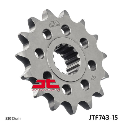 Fortandhjul 15T, 530 – stål, JTF743.15 – JT Sprockets