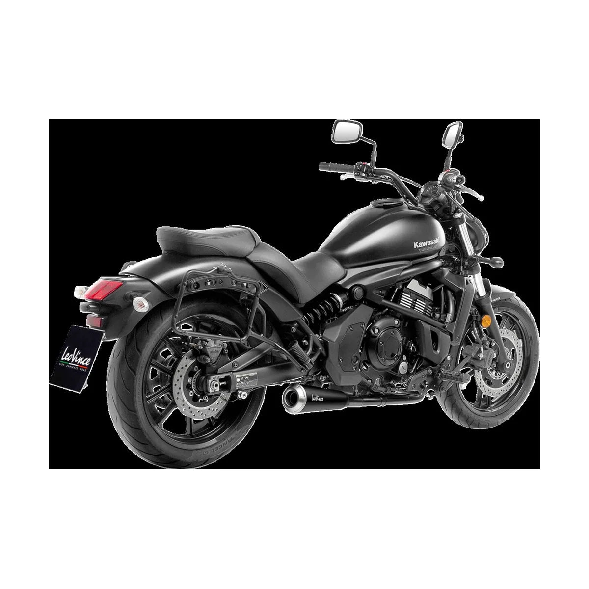 Kawasaki Vulcan S 650 (17-20) LeoVince GP One komplet udstødning – rustfri – ekstra produktvisning af udstødningssystem, design og detaljer 3