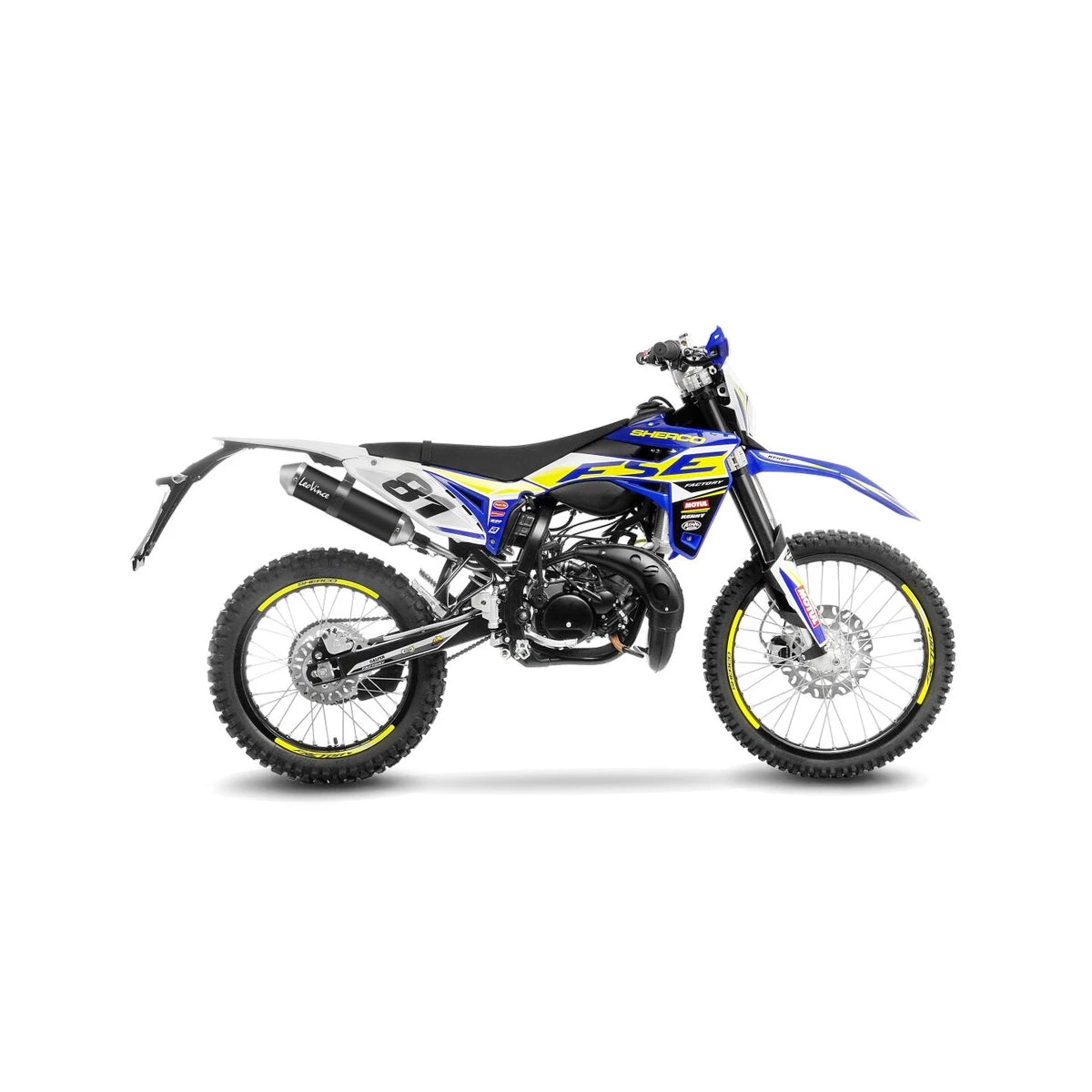 Sherco SM R 50 (21-24) m.fl. LeoVince X-FIGHT slip-on – rustfri – ekstra produktvisning af lyddæmper, finish og detaljer 2